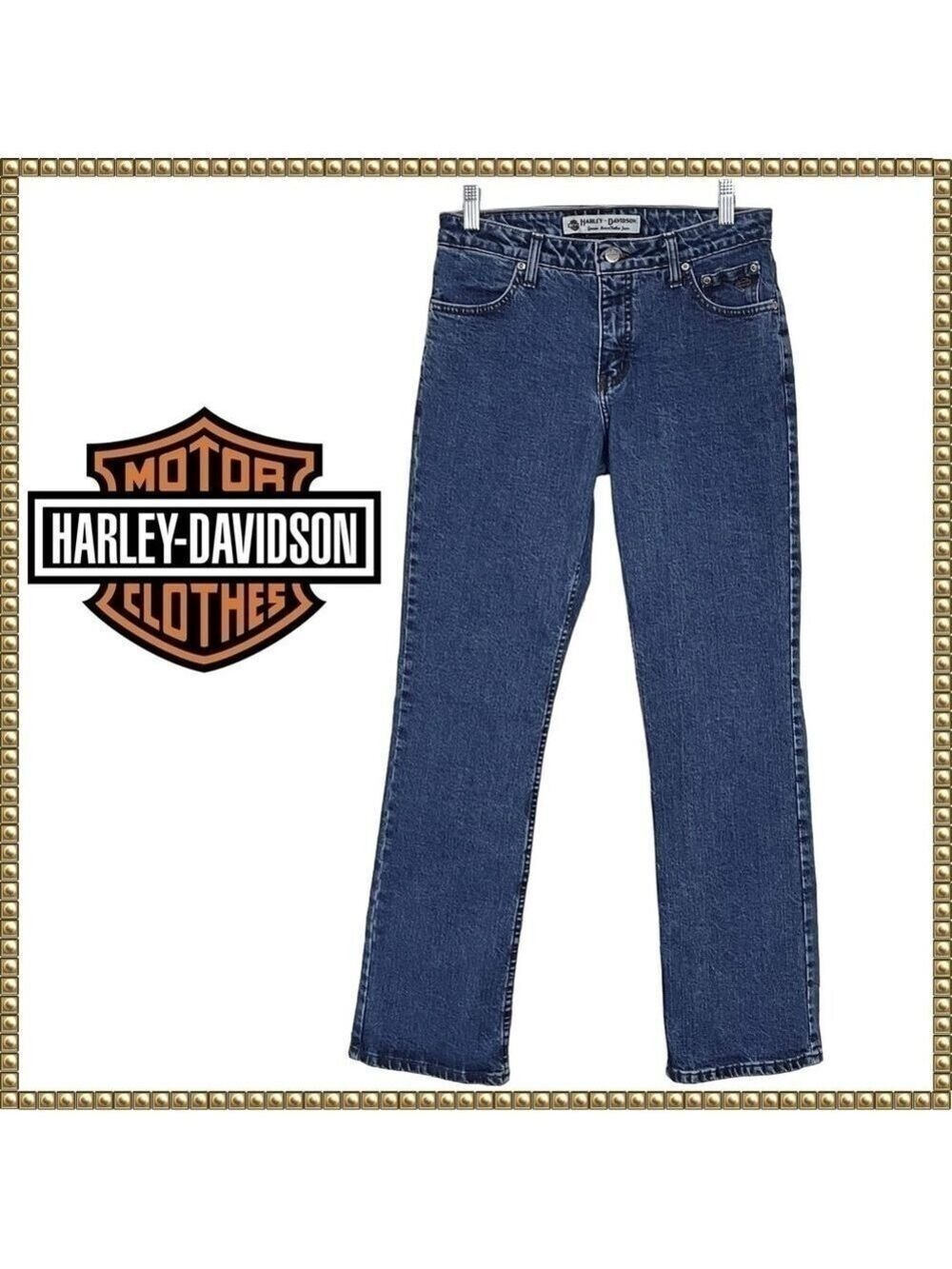 Harley Davidson Bootcut Jeans Medium Wash Size 6